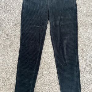 D + Co Brown stretch corduroy leggings